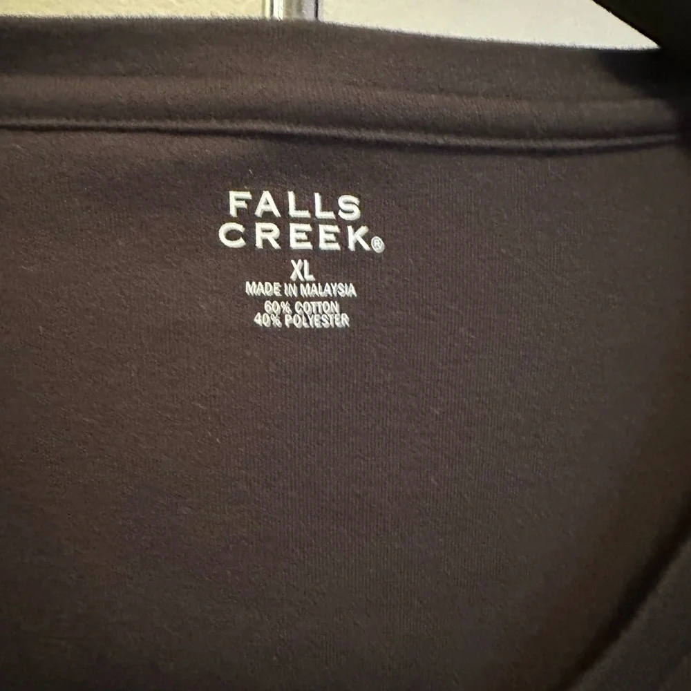 Falls Creek Women's Classic Black Tee XL - Picture 3 of 8